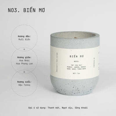 Nến thơm Biển Mơ